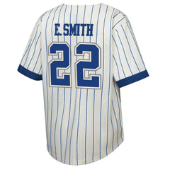 Emmitt Smith Dallas Cowboys Youth Retired Player Name & Number Baseball Jersey Cream - Mitchell & Ness