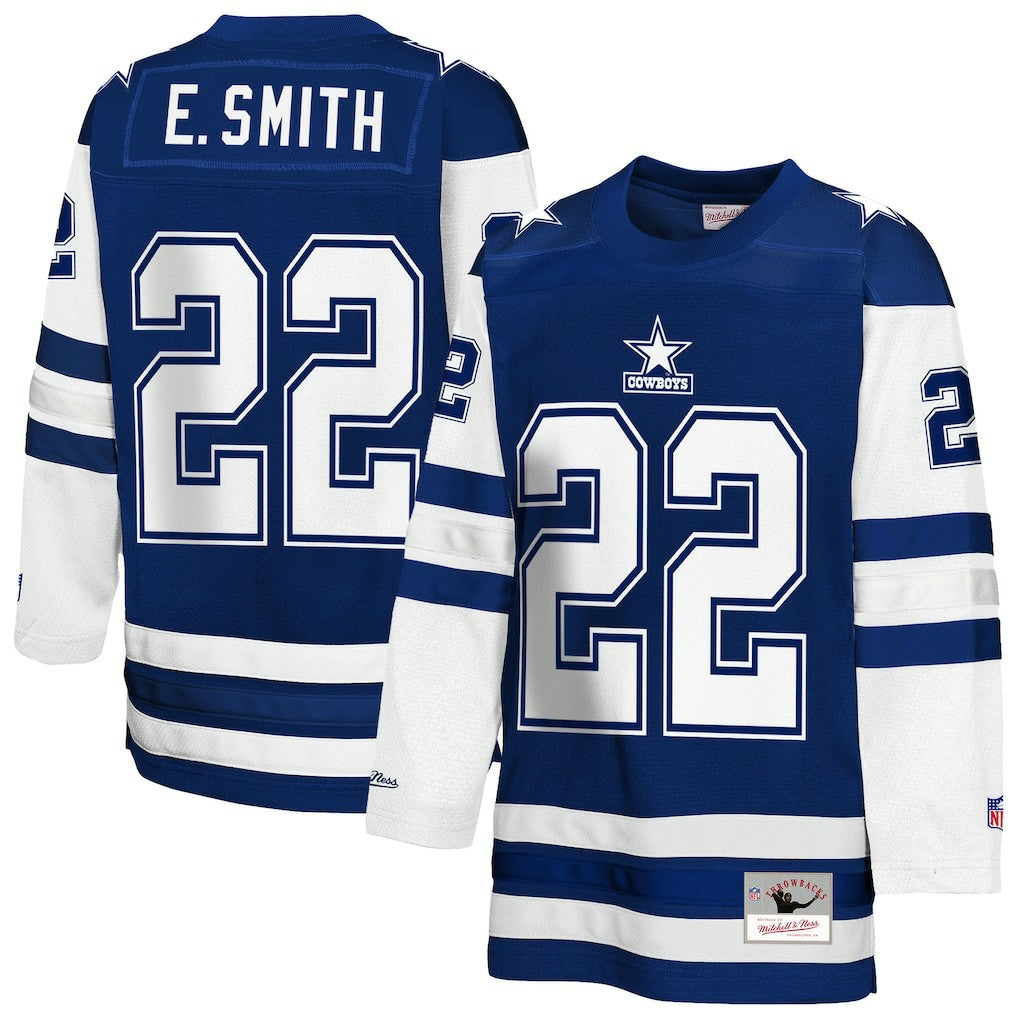 Emmitt Smith Dallas Cowboys Youth Hockey Fashion Jersey - Navy outlet | NFL Jerseys