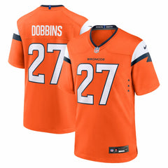 J.K. Dobbins Denver Broncos Team Game Jersey Orange - Nike