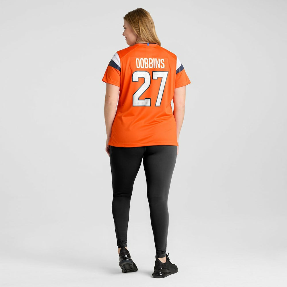 J.K. Dobbins Denver Broncos Women's Team Game Jersey Orange - Nike