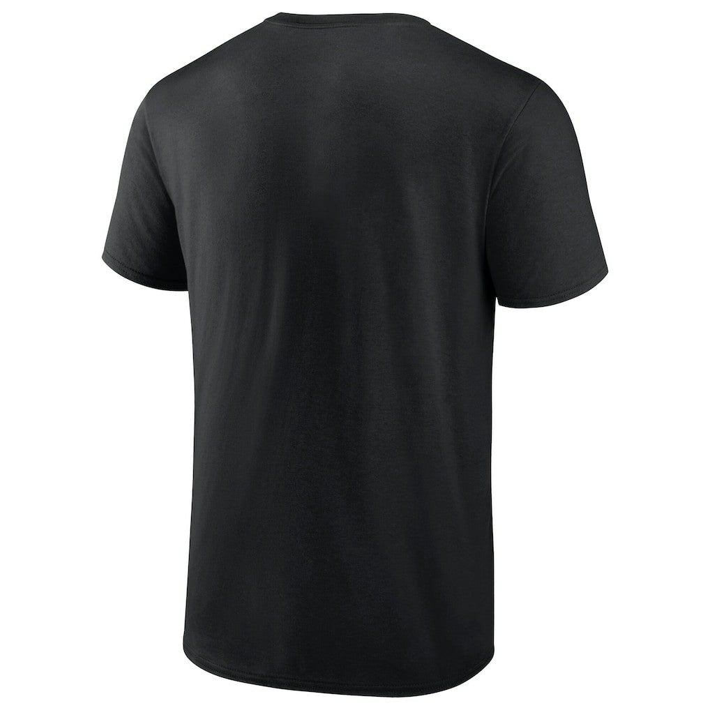 NBA - Detroit Pistons Color Block Slant Quick Strike T-Shirt - Black