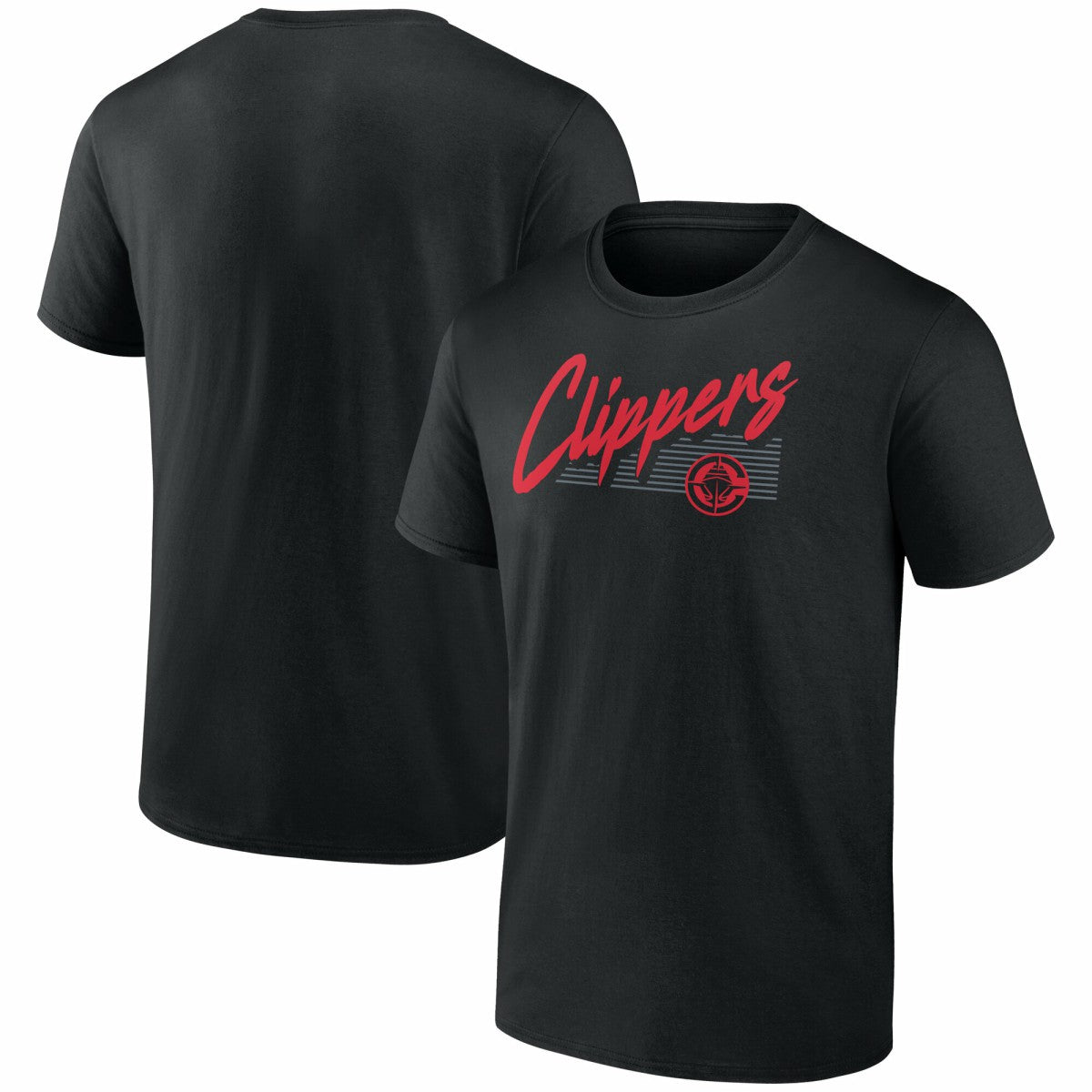 NBA - LA Clippers Color Block Slant Quick Strike T-Shirt - Black