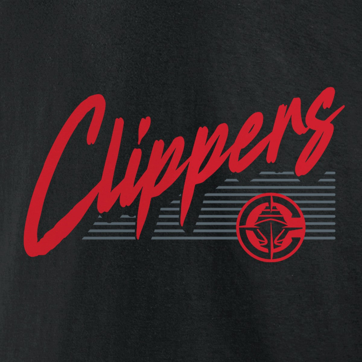 NBA - LA Clippers Color Block Slant Quick Strike T-Shirt - Black