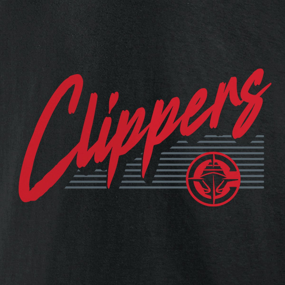 NBA - LA Clippers Color Block Slant Quick Strike T-Shirt - Black