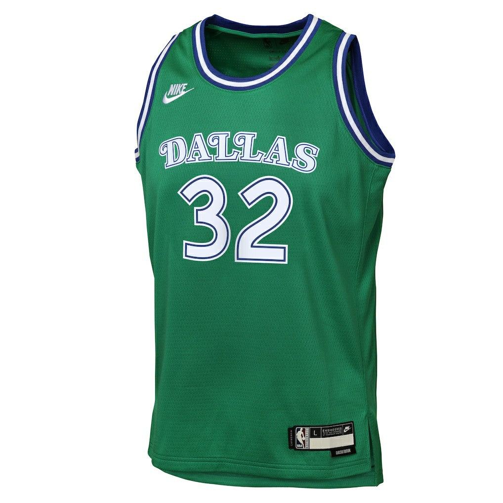 Nike - Cooper Flagg Dallas Mavericks Youth Swingman Jersey - Classic Editi- Green