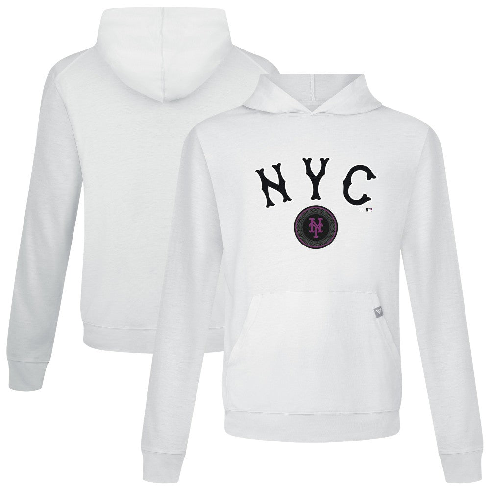 New York Mets Levelwear City Connect Relay Back Splash Pullover Hoodie Clearance