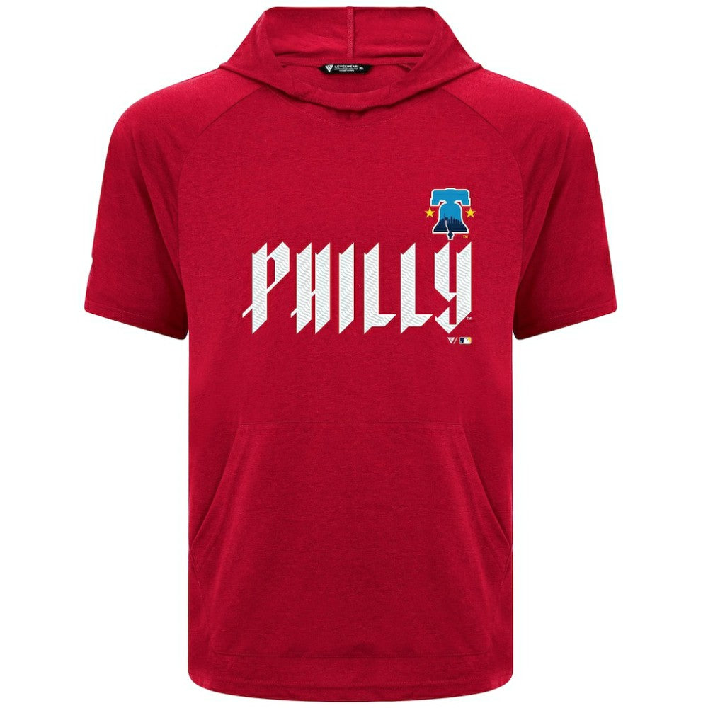 Philadelphia Phillies Levelwear City Connect Phase Core Logo Pullover Hoodie T-Shirt Lifestyle