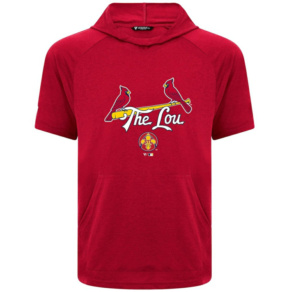 St. Louis Cardinals Levelwear City Connect Phase Back Plash Hoodie T-Shirt Lifestyle