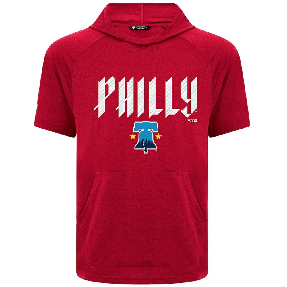 Philadelphia Phillies Levelwear City Connect Phase Back Plash Hoodie T-Shirt Lifestyle