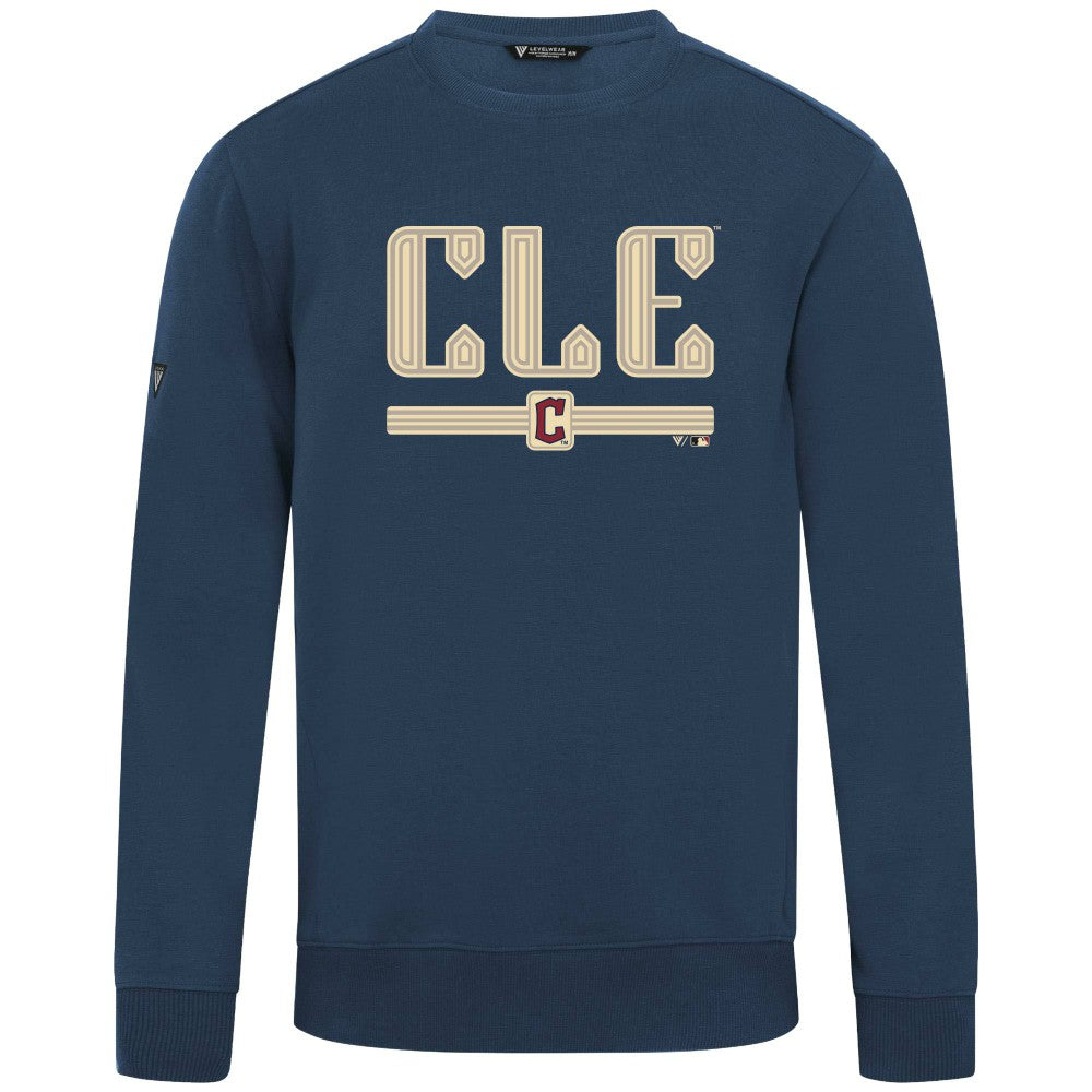 Cleveland Guardians Levelwear City Connect Zane Back Splash Sweatshirt discount