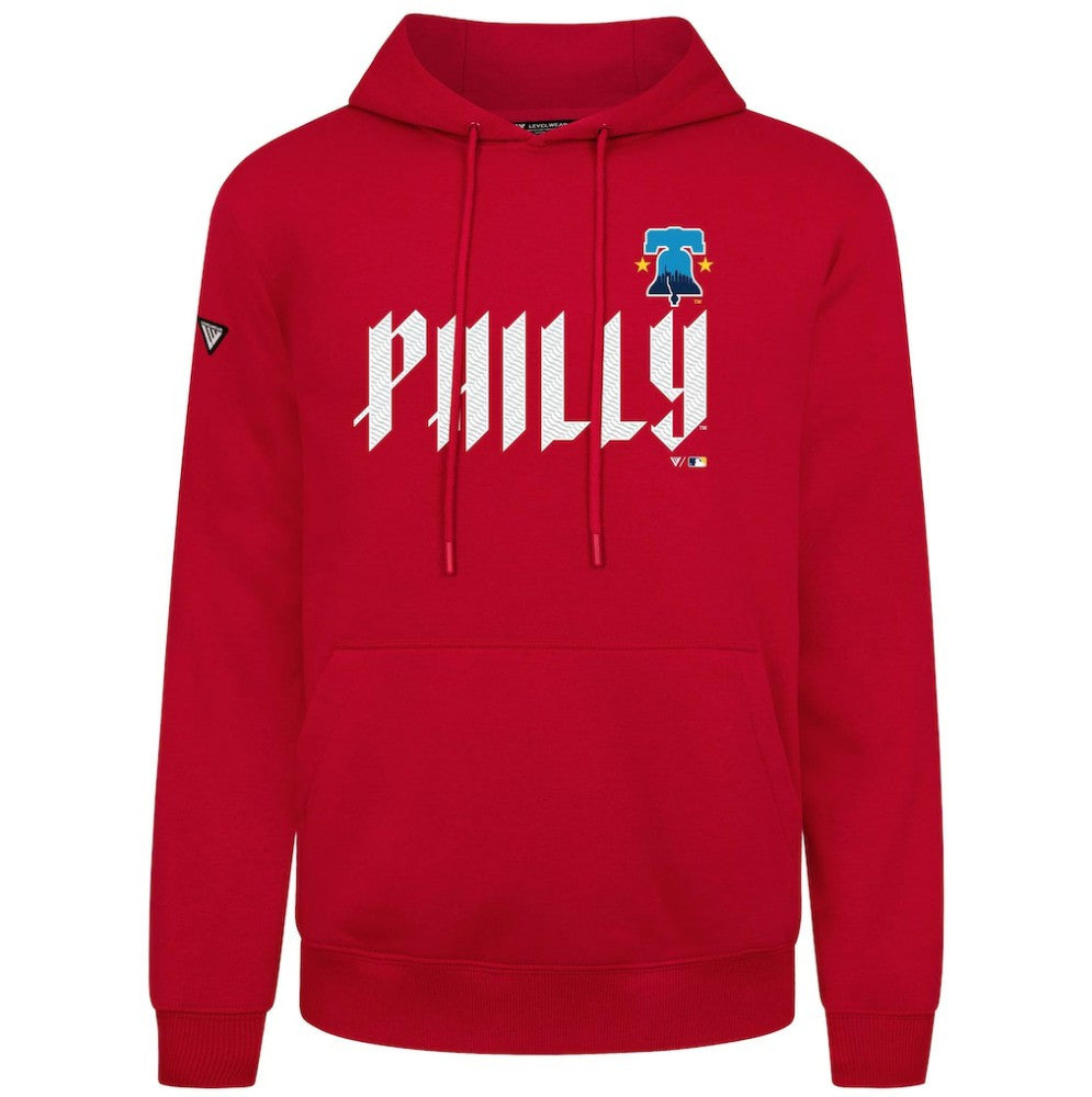 Philadelphia Phillies Levelwear City Connect Podium Core Logo Pullover Hoodie Clearance