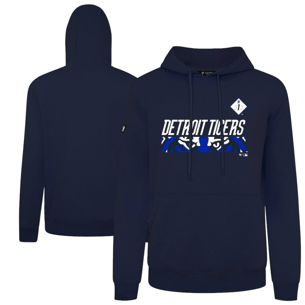 Detroit Tigers Levelwear City Connect Podium Core Logo Pullover Hoodie Sale