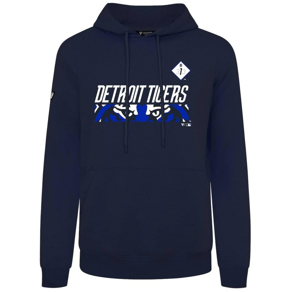 Detroit Tigers Levelwear City Connect Podium Core Logo Pullover Hoodie Sale