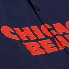 Chicago Bears Coaches Full-Snap Hooded Windbreaker Jacket Navy - Mitchell & Ness