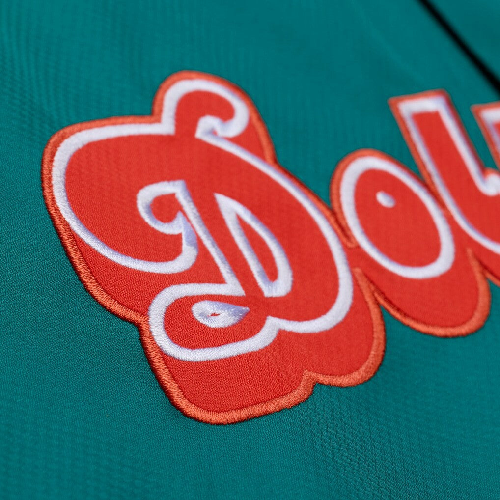 Miami Dolphins Coaches Full-Snap Hooded Windbreaker Jacket Aqua - Mitchell & Ness