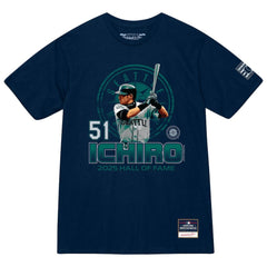 Ichiro Suzuki Seattle Mariners Mitchell & Ness Hall of Fame Hitter T-Shirt for sale