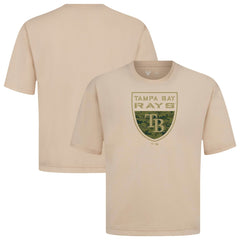 Tampa Bay Rays Levelwear Oversized Luxe Signature Knit Buckler T-Shirt Sale