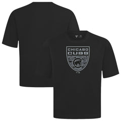 Chicago Cubs Levelwear Oversized Luxe Signature Knit Buckler T-Shirt Lifestyle