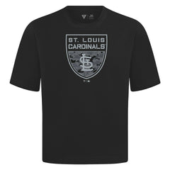 St. Louis Cardinals Levelwear Oversized Luxe Signature Knit Buckler T-Shirt discount