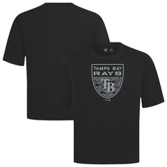 Tampa Bay Rays Levelwear Oversized Luxe Signature Knit Buckler T-Shirt On Sale