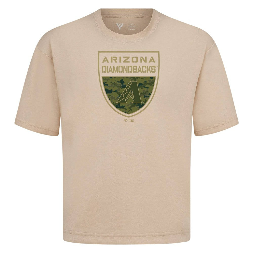 Arizona Diamondbacks Levelwear Oversized Luxe Signature Knit Buckler T-Shirt Sale