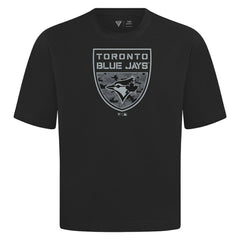 Toronto Blue Jays Levelwear Oversized Luxe Signature Knit Buckler T-Shirt Clearance