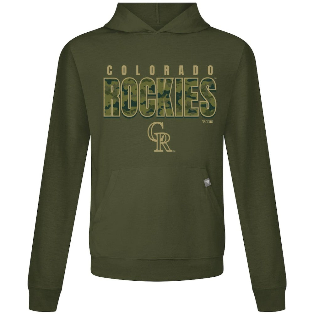 Colorado Rockies Levelwear Relay Protect Pullover Hoodie On Sale