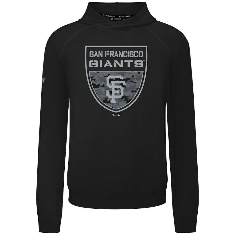 San Francisco Giants Levelwear Mandate Buckler Tri-Blend Pullover Hoodie On Sale