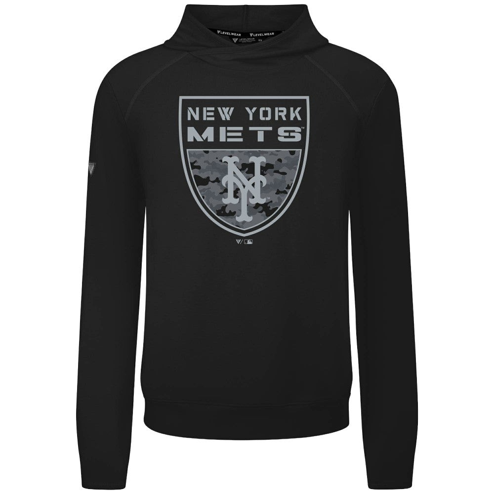 New York Mets Levelwear Mandate Buckler Tri-Blend Pullover Hoodie Near Me