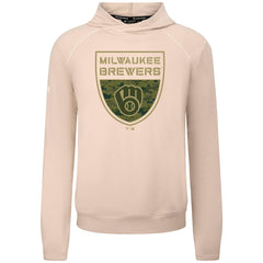 Milwaukee Brewers Levelwear Mandate Buckler Tri-Blend Pullover Hoodie Online