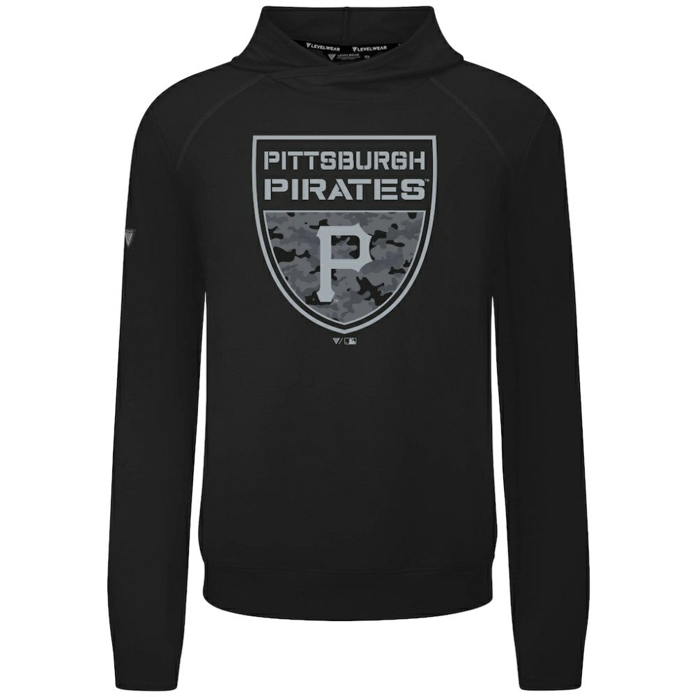 Pittsburgh Pirates Levelwear Mandate Buckler Tri-Blend Pullover Hoodie discount