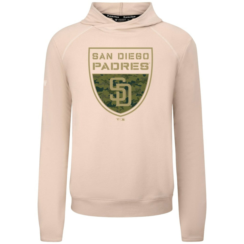 San Diego Padres Levelwear Mandate Buckler Tri-Blend Pullover Hoodie Near Me