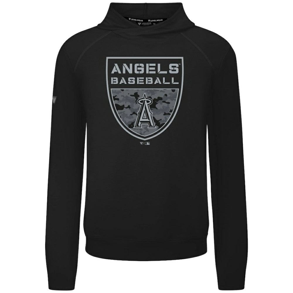 Los Angeles Angels Levelwear Mandate Buckler Tri-Blend Pullover Hoodie Near Me