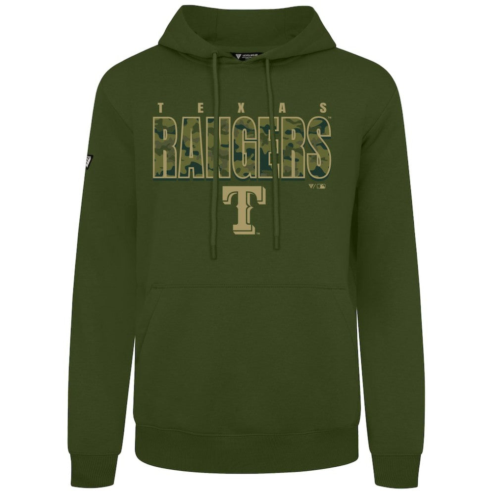 Texas Rangers Levelwear Podium Protect Pullover Hoodie Clearance