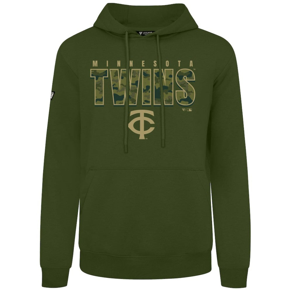 Minnesota Twins Levelwear Podium Protect Pullover Hoodie On Sale