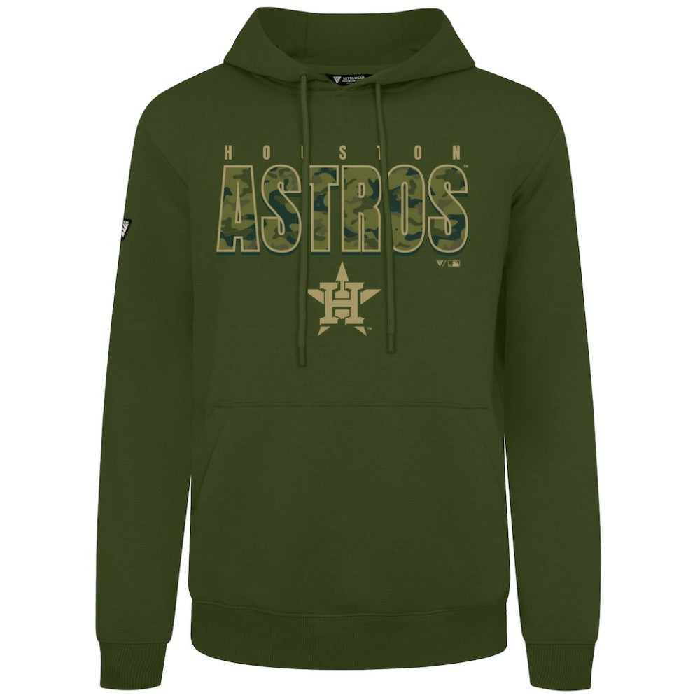 Houston Astros Levelwear Podium Protect Pullover Hoodie On Sale