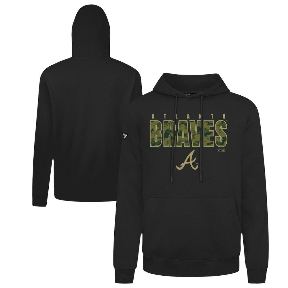 Atlanta Braves Levelwear Podium Protect Pullover Hoodie Clearance