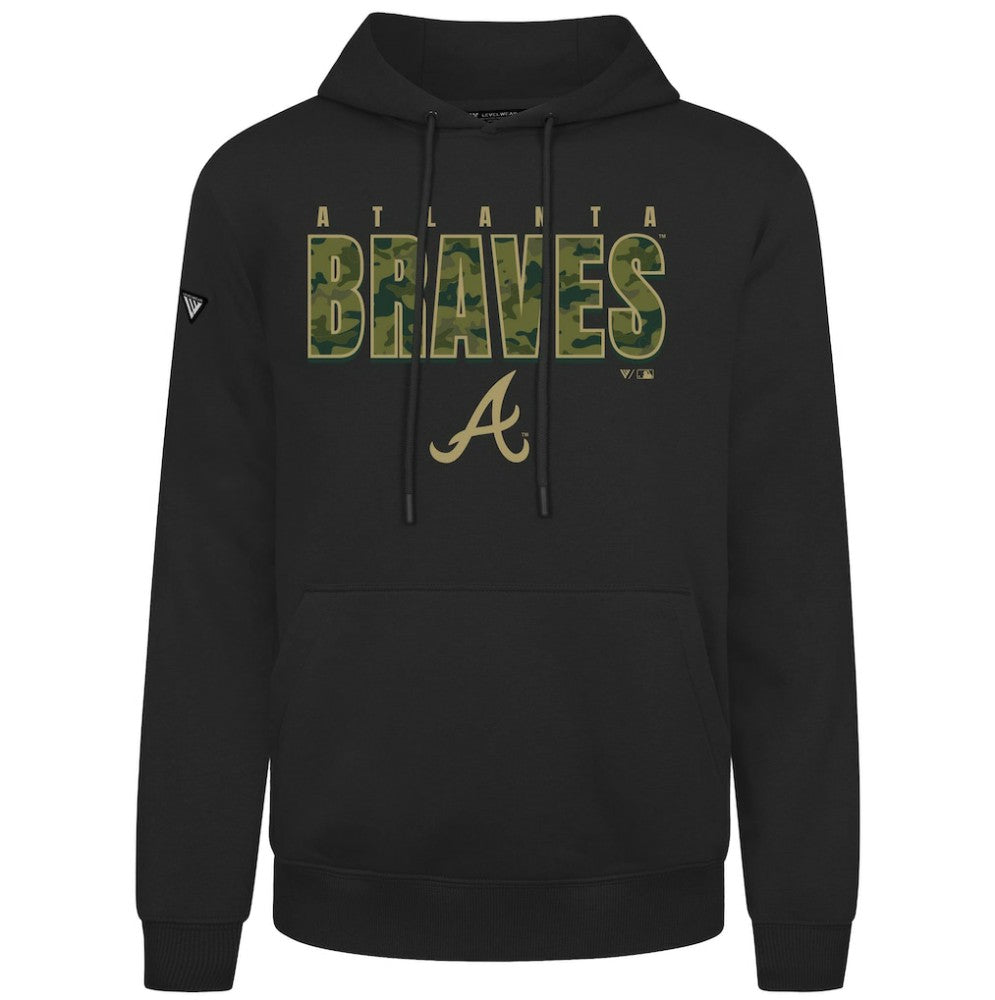 Atlanta Braves Levelwear Podium Protect Pullover Hoodie Clearance