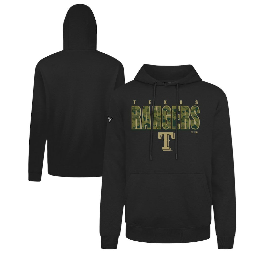 Texas Rangers Levelwear Podium Protect Pullover Hoodie On Sale