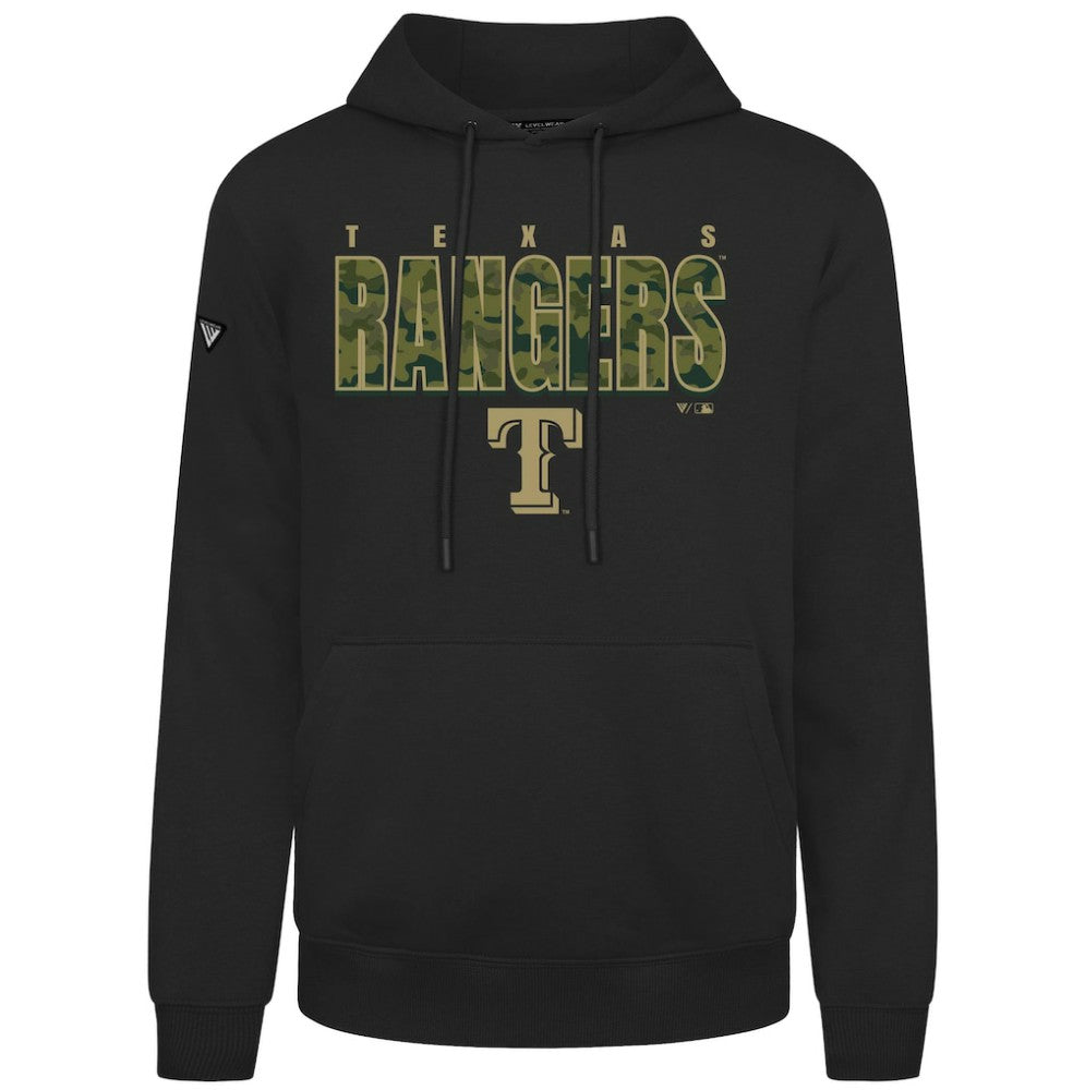 Texas Rangers Levelwear Podium Protect Pullover Hoodie On Sale