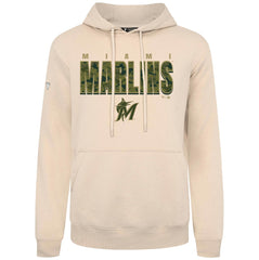 Miami Marlins Levelwear Podium Protect Pullover Hoodie On Sale