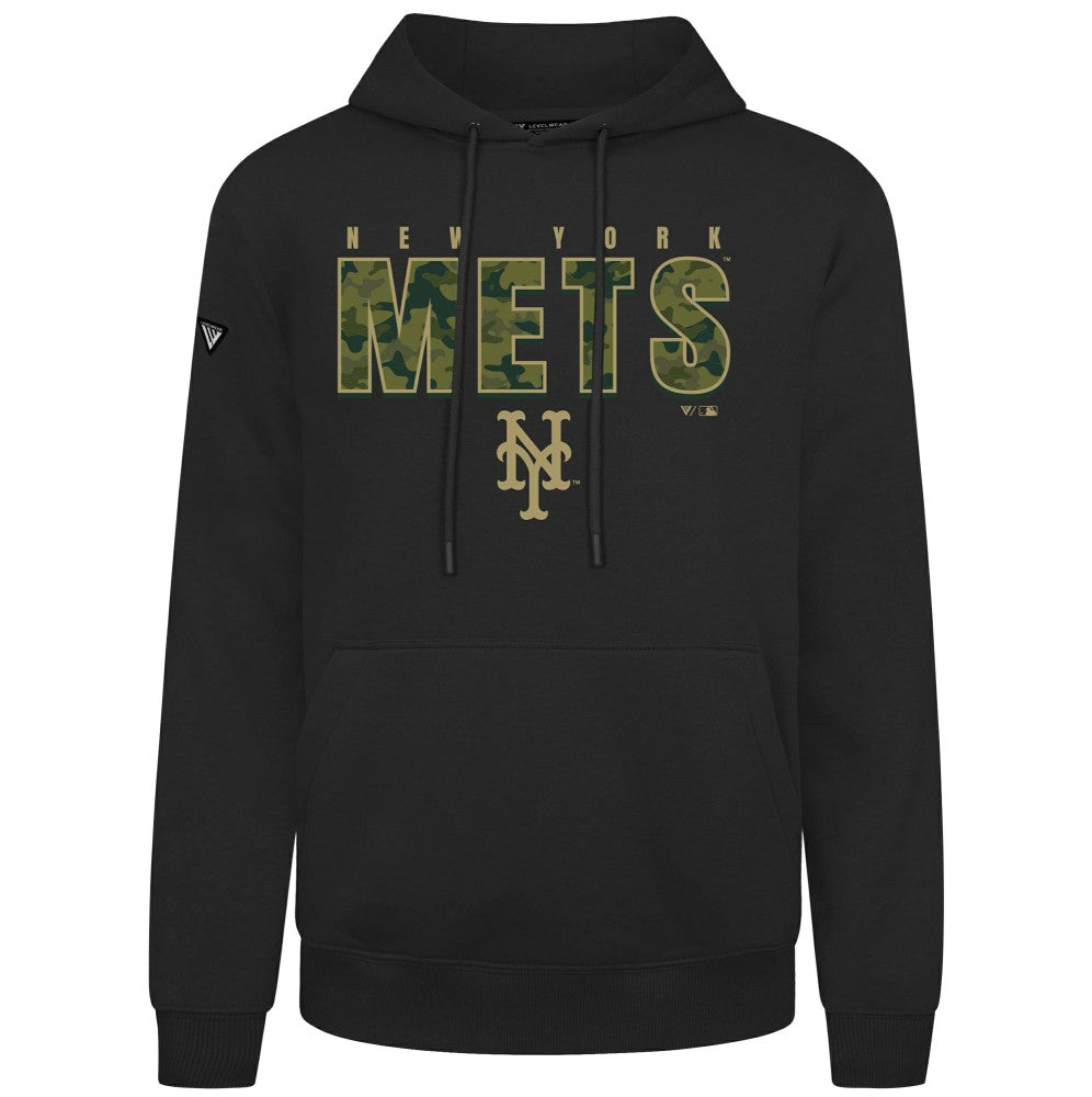 New York Mets Levelwear Podium Protect Pullover Hoodie Clearance