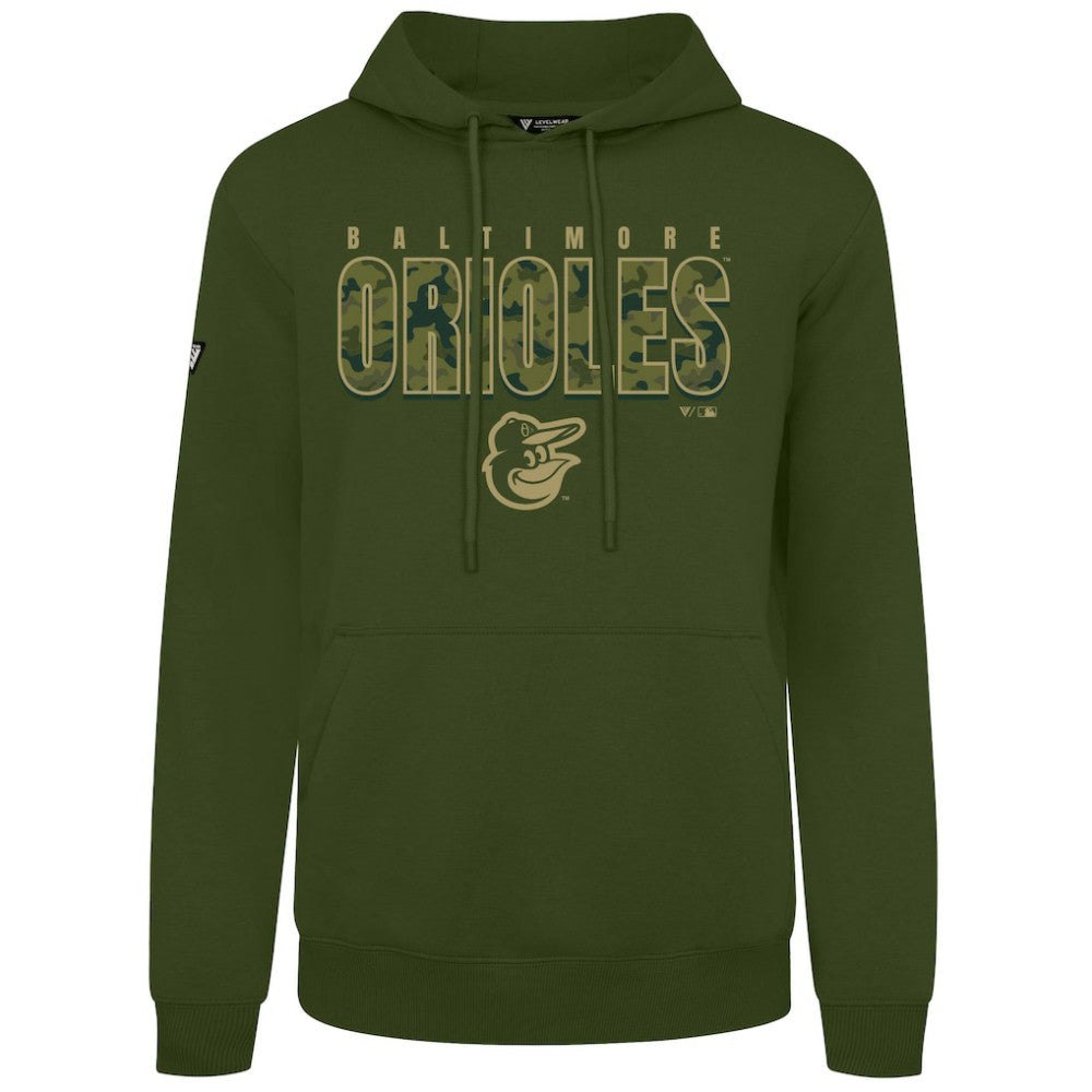Baltimore Orioles Levelwear Podium Protect Pullover Hoodie On Sale
