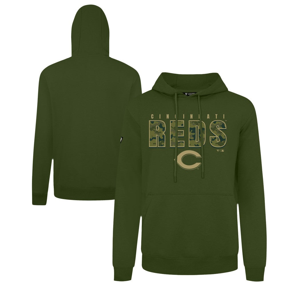 Cincinnati Reds Levelwear Podium Protect Pullover Hoodie discount