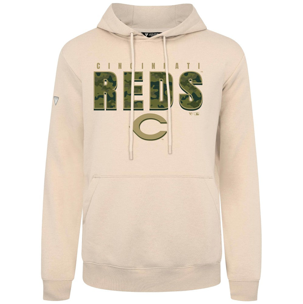 Cincinnati Reds Levelwear Podium Protect Pullover Hoodie for sale