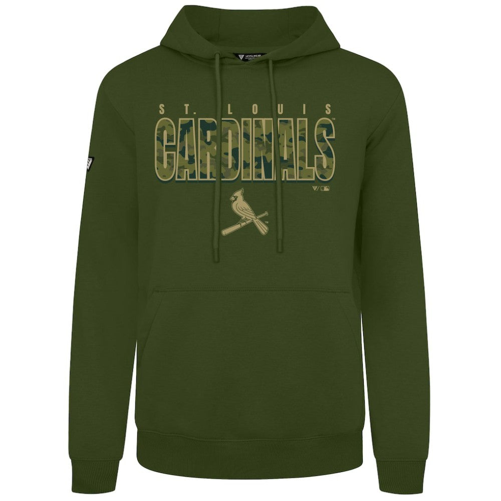 St. Louis Cardinals Levelwear Podium Protect Pullover Hoodie Sale
