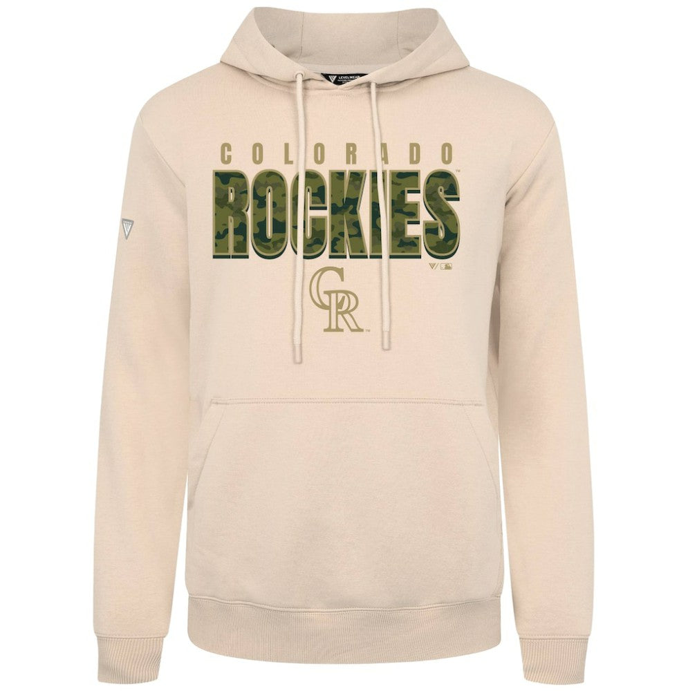 Colorado Rockies Levelwear Podium Protect Pullover Hoodie Lifestyle