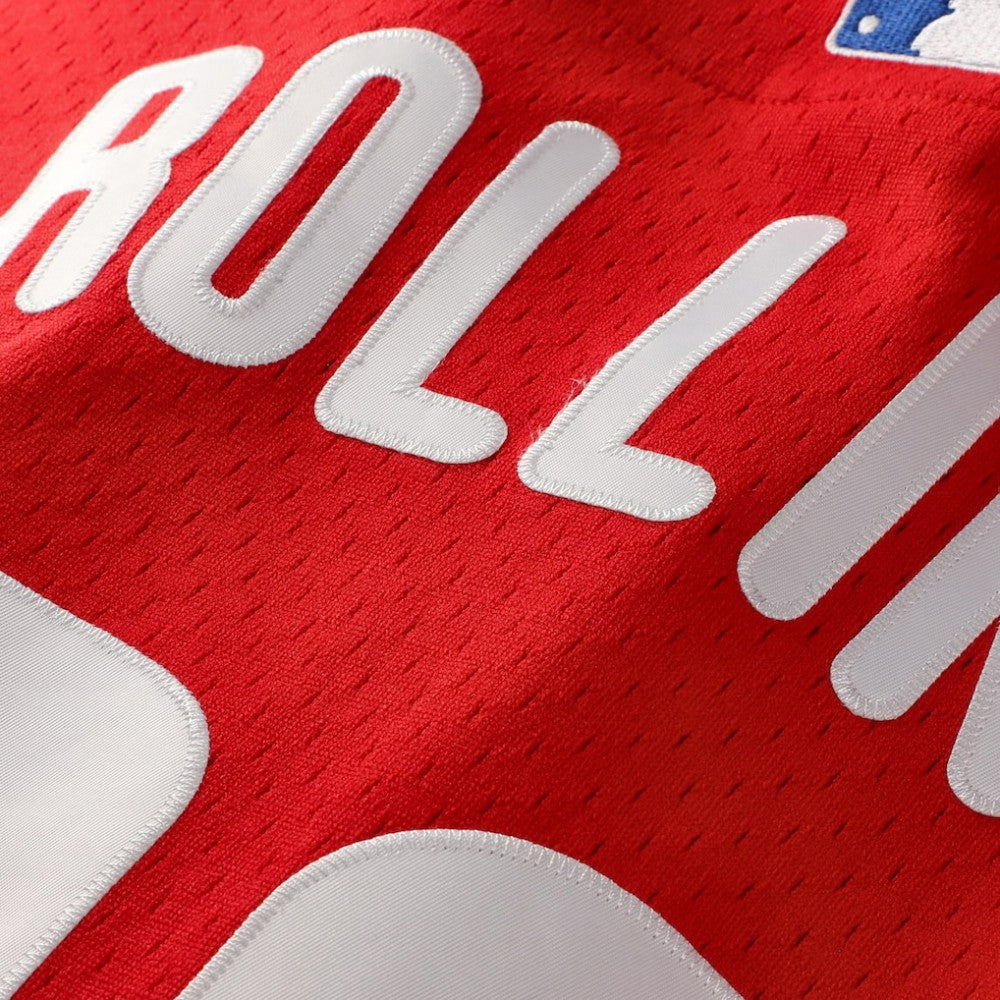 Jimmy Rollins Philadelphia Phillies Mitchell & Ness Cooperstown Mesh Batting Practice Button-Up Jersey On Sale