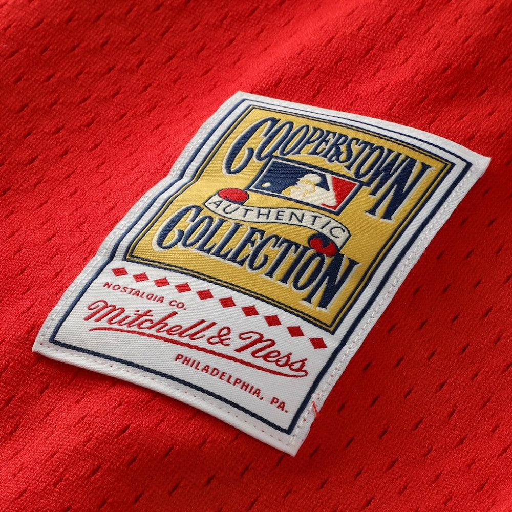 Jimmy Rollins Philadelphia Phillies Mitchell & Ness Cooperstown Mesh Batting Practice Button-Up Jersey On Sale
