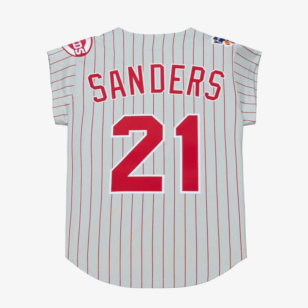 Deion Sanders Cincinnati Reds Mitchell & Ness 1997 Authentic Jersey - Gray | MLB Jerseys